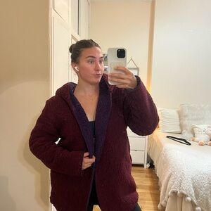 Urban Outfitters sherpa hooded jacket